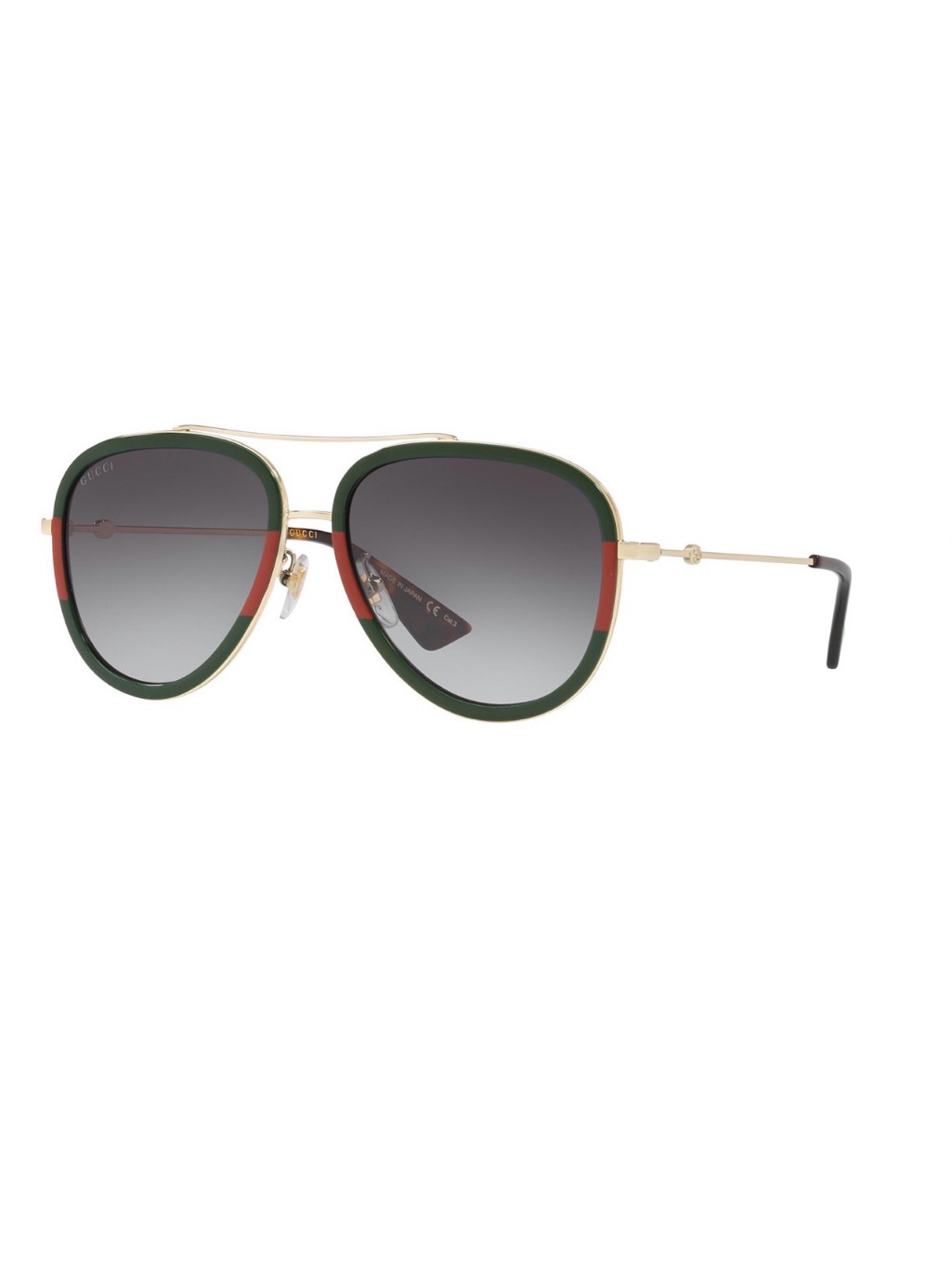 Nwt Gucci Gradient Pilot Sunglasses, Gg0062s Full Inclusion
